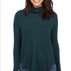 Free People Kristina Drippy cowl neck thermal